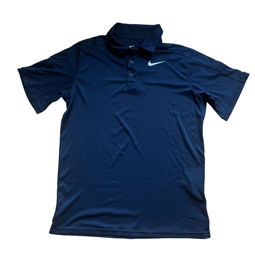 Nike Navy Dri-fit Polo Shirt Size XL